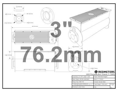 Rugged 3.0 Red Meter - Doppler Mass Flow (2-36 in)