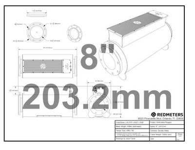 Rugged 3.0 Red Meter - Doppler Mass Flow (2-36 in)