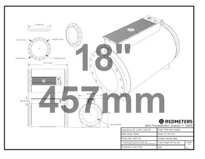Rugged 3.0 Red Meter - Doppler Mass Flow (2-36 in)