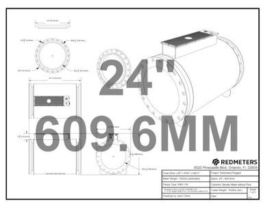 Rugged 3.0 Red Meter - Doppler Mass Flow (2-36 in)